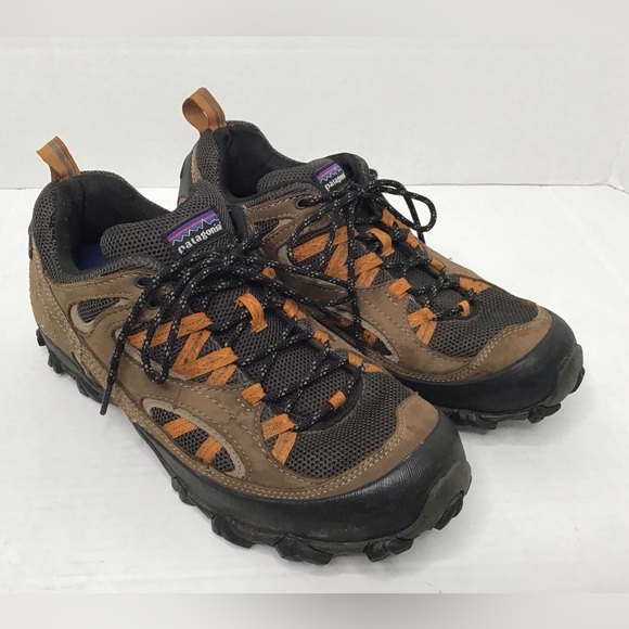 Patagonia Coriander Cork Vibram A-Terrain Brown Hiking Mens Shoes T80393 Sz 10 - Picture 3 of 9